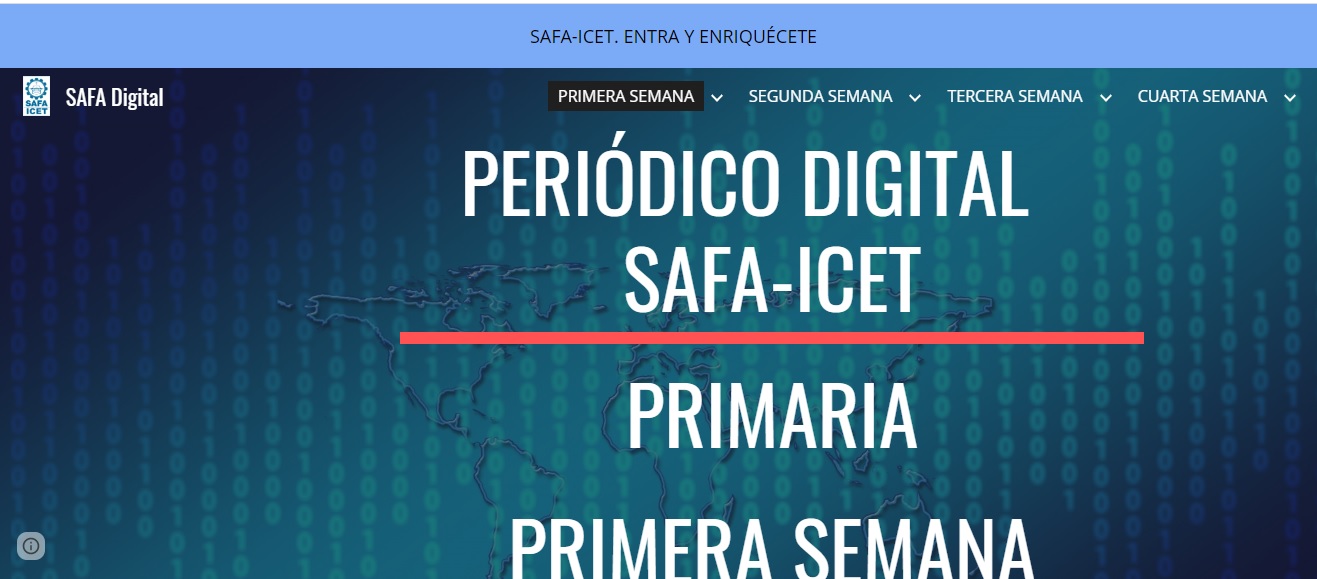 Periódico digital SAFA-ICET